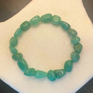 Green Aventurine Crystal Bracelet, Polished Tumbled Stone 💚💎